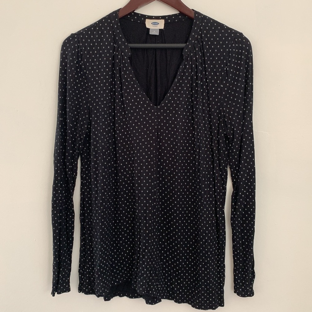 Stretchy Split Neck Top